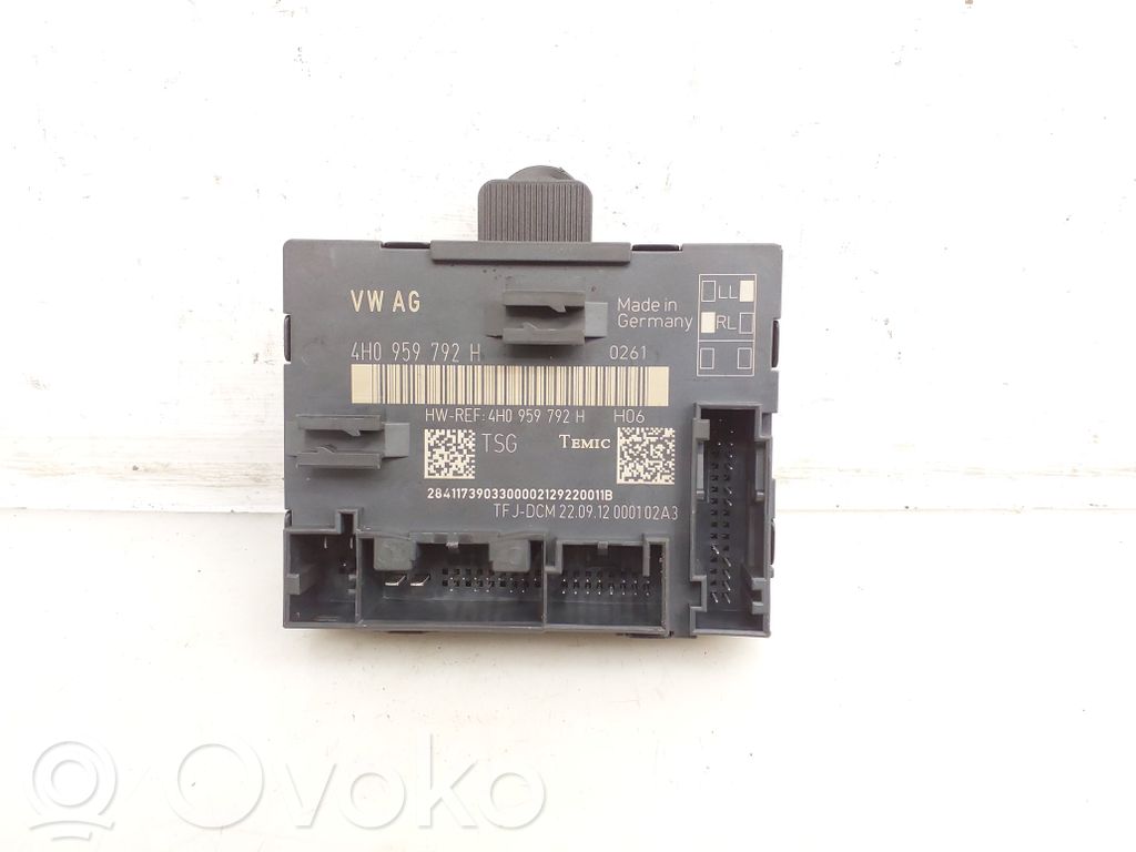 Audi A8 S8 D4 4H Door control unit/module 