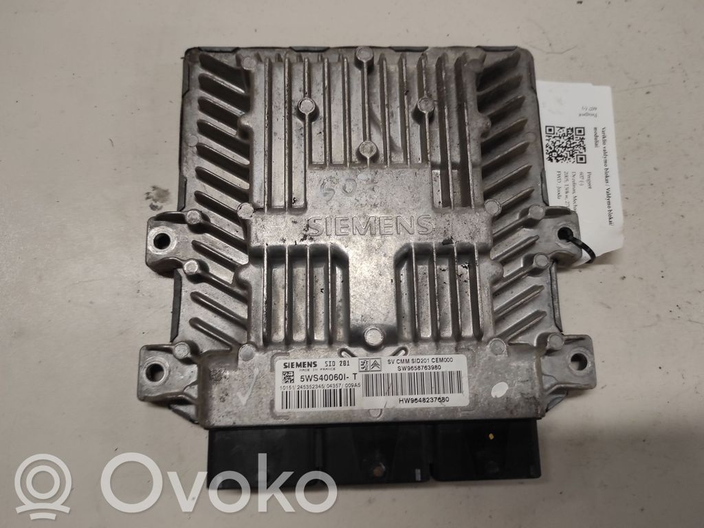 Peugeot 607 Engine control unit/module 