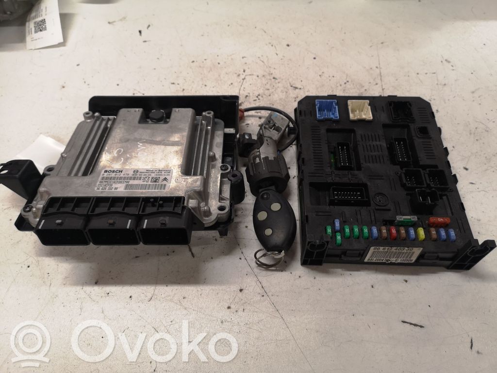 Citroen C5 Engine ECU kit and lock set 
