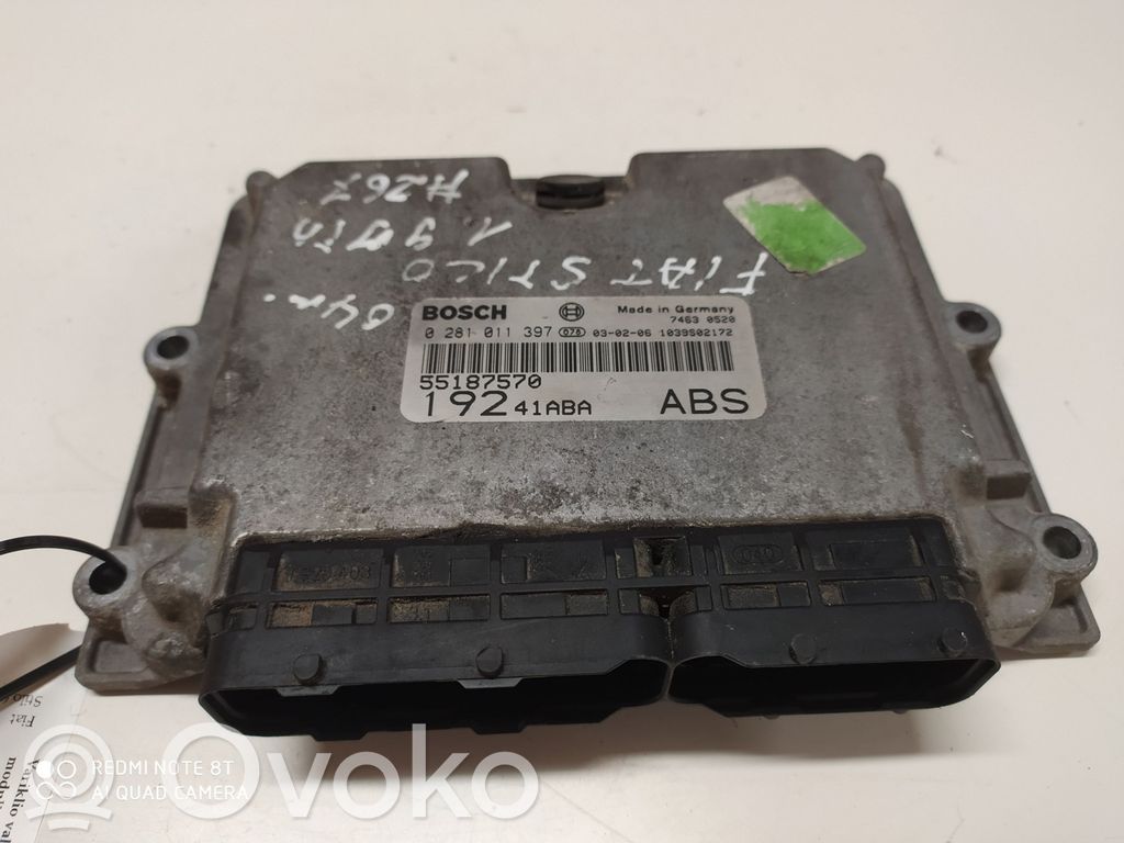Fiat Stilo Engine control unit/module 