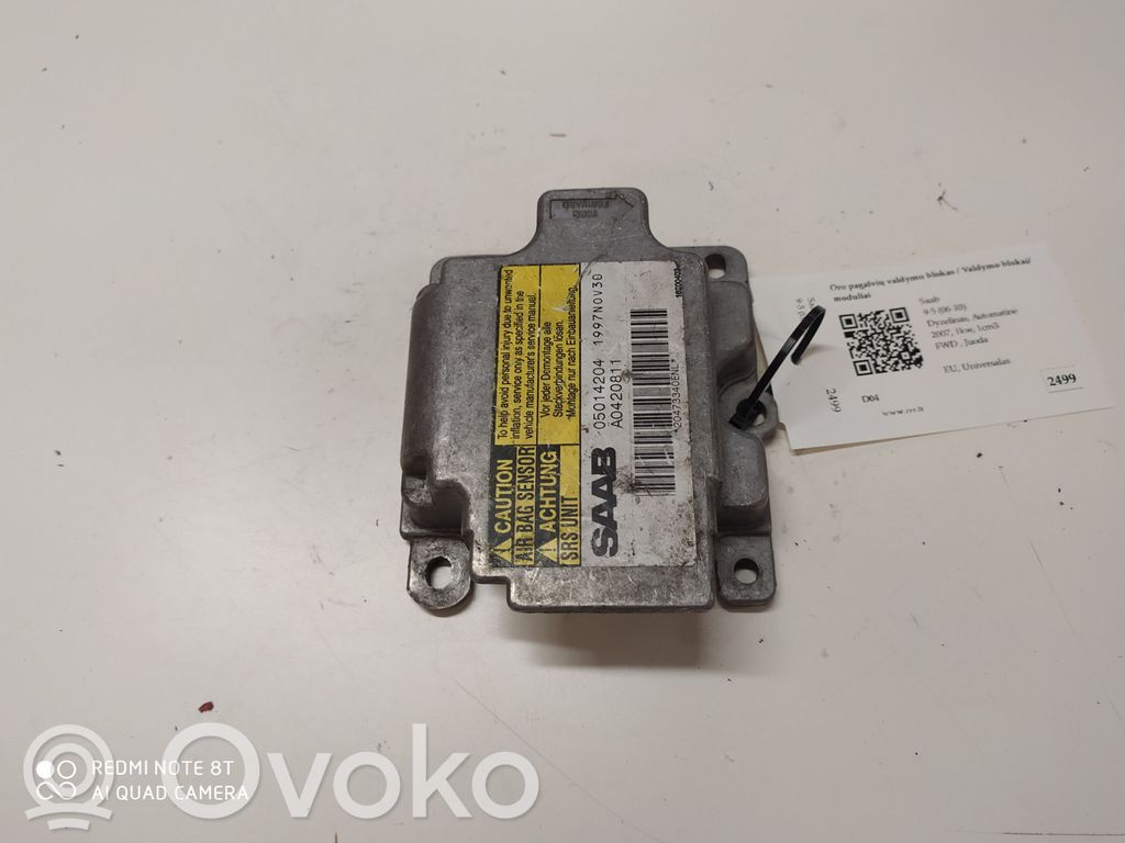 Airbag control unit/module   05014204,1997N0V30,A0420811