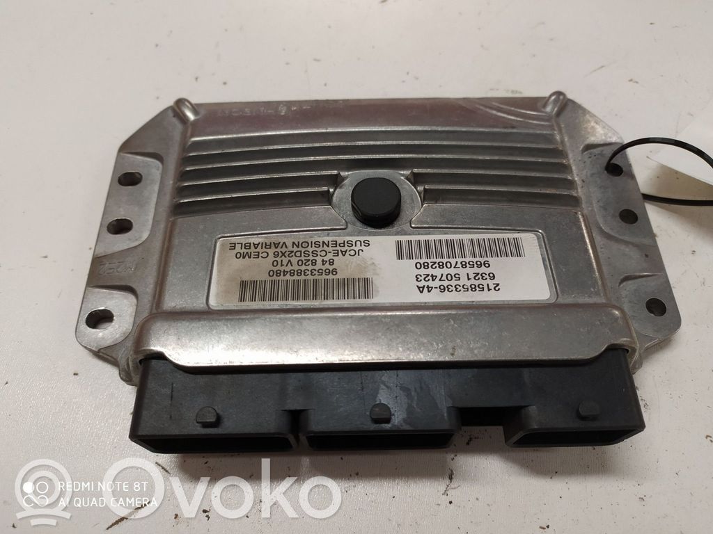 Citroen C6 Module de commande suspension 