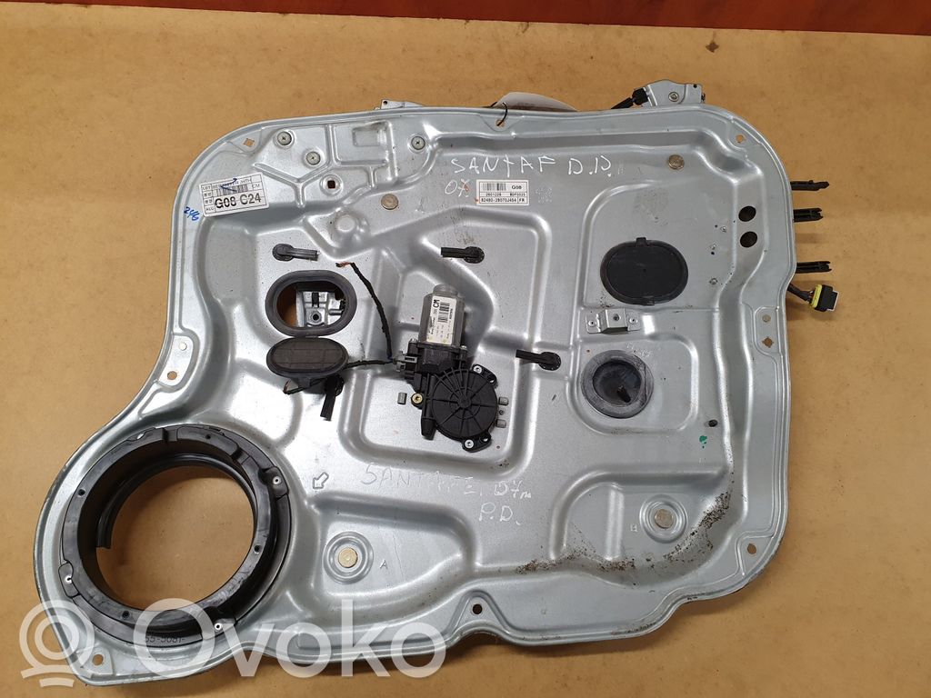 Hyundai Santa Fe Elektryczny podnośnik szyby drzwi przednich 