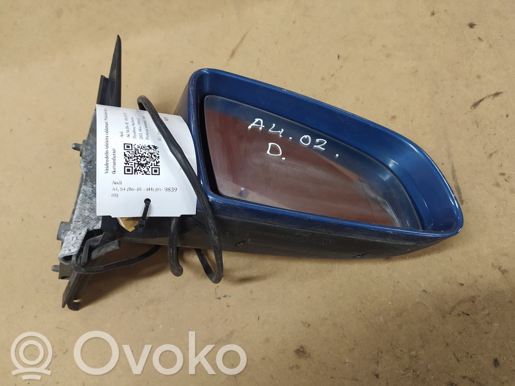 Audi A4 S4 B6 8E 8H Specchietto retrovisore elettrico portiera anteriore 