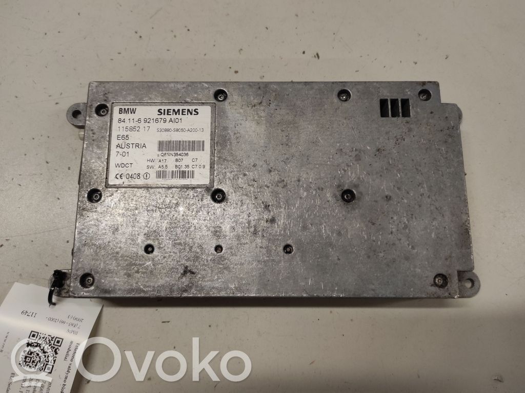 BMW 7 E65 E66 Telefono valdymo blokas 
