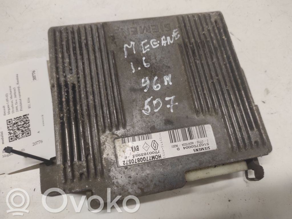 Renault Megane I Engine control unit/module 
