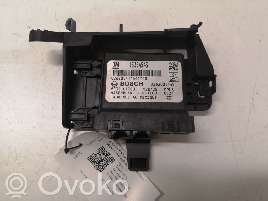 Opel Astra J Parking PDC control unit/module 