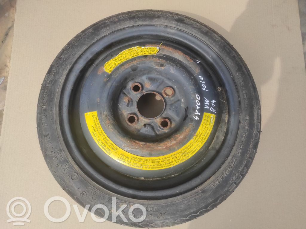 Volkswagen Polo IV 9N3 R14 spare wheel 