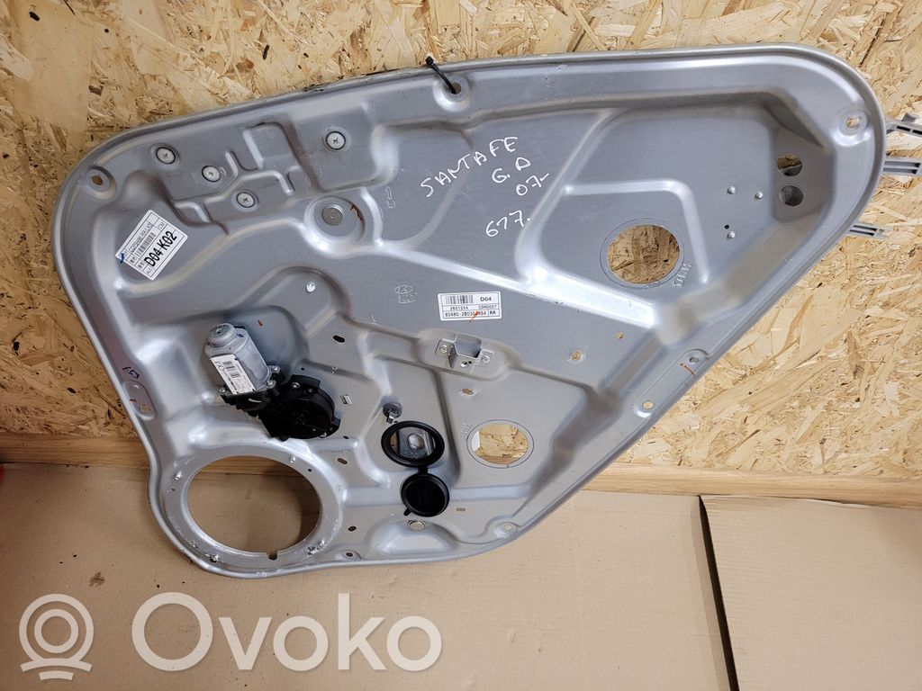 Hyundai Santa Fe Elektryczny podnośnik szyby drzwi tylnych 