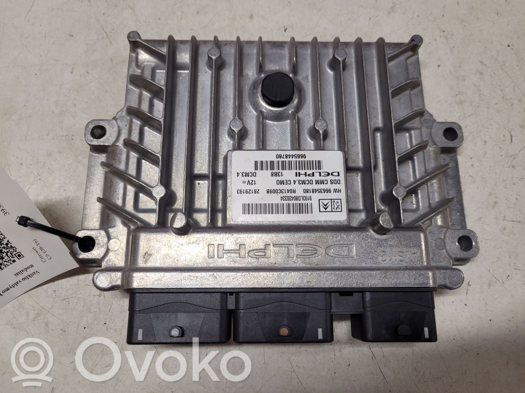 Engine control unit/module   9663548180,9193LD80430334,R0413C009B