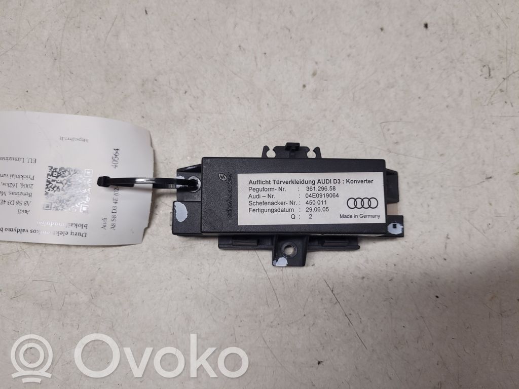 Audi A8 S8 D3 4E Unidad de control/módulo de la puerta 