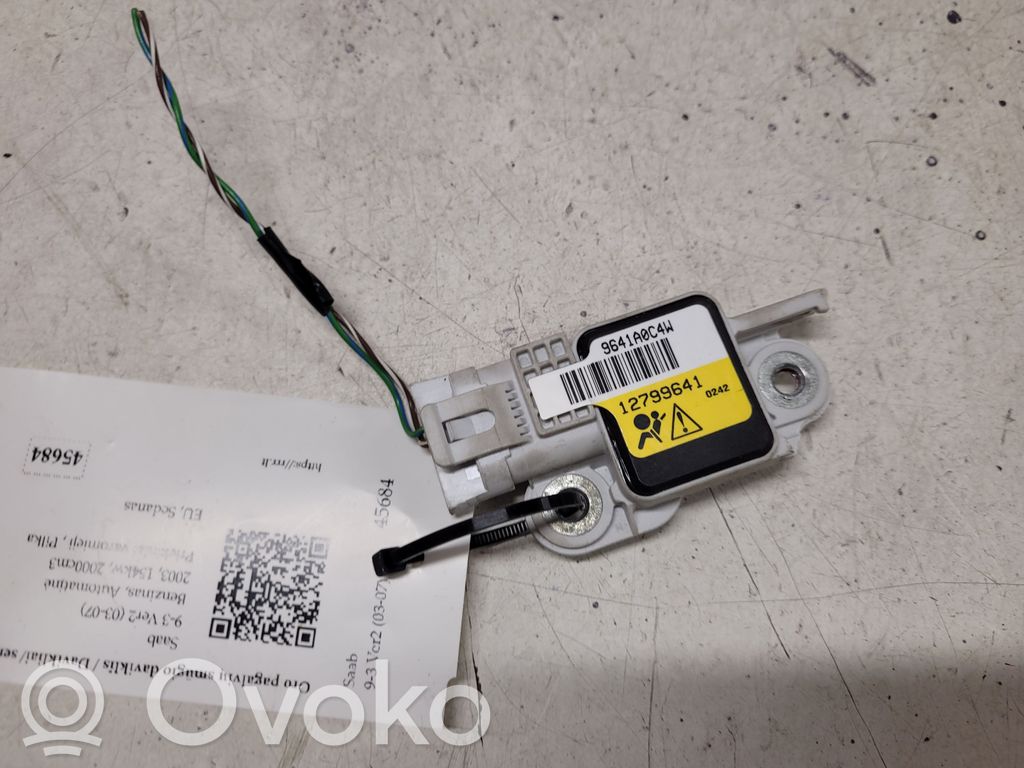 Saab 9-3 Ver2 Airbagsensor Crashsensor Drucksensor 