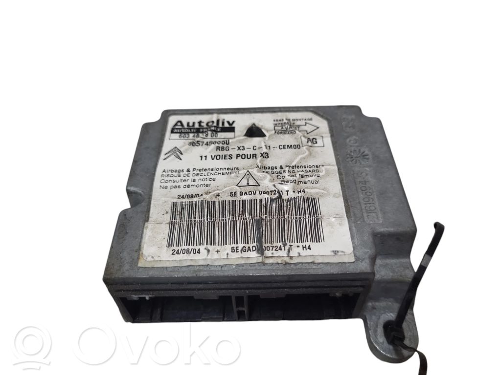 Citroen C5 Airbag control unit/module 