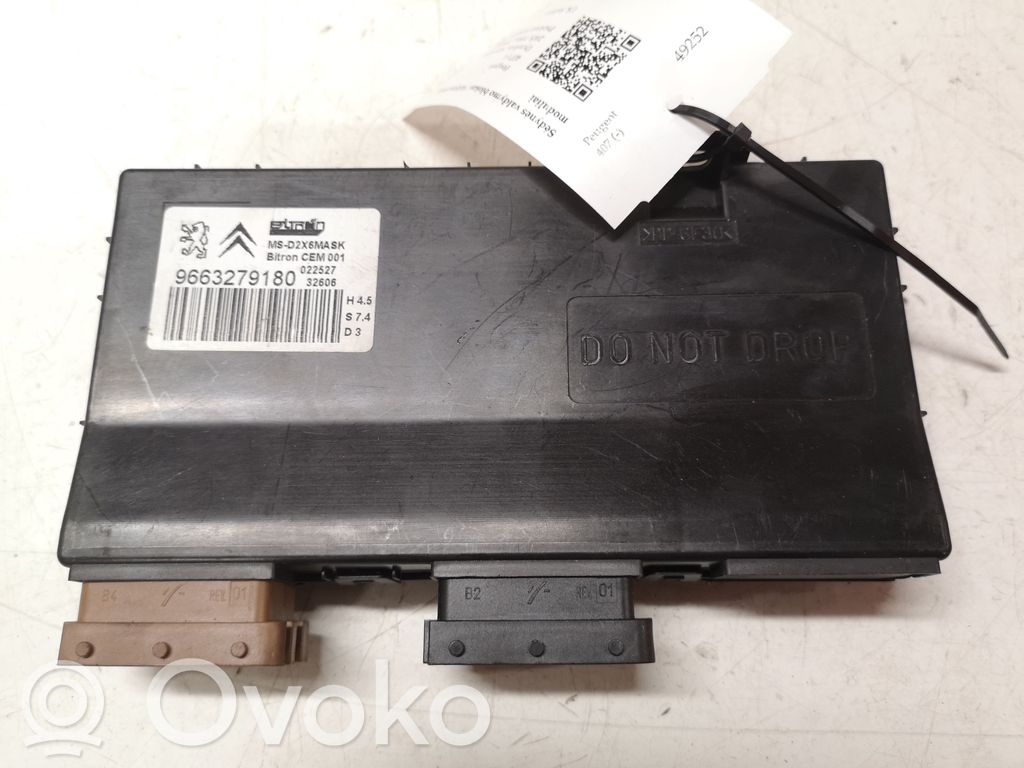 Peugeot 407 Seat control module 