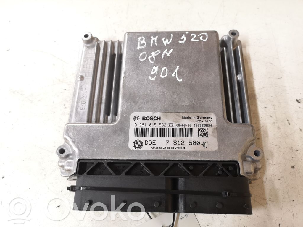 BMW 5 E60 E61 Unidad de control/módulo del motor 