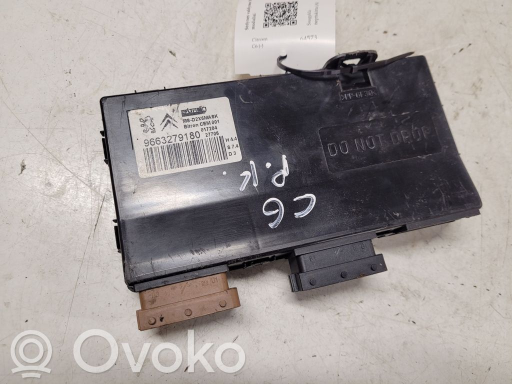 Citroen C6 Seat control module 
