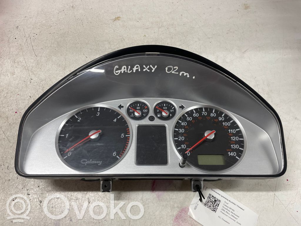 Ford Galaxy Tachimetro (quadro strumenti) 