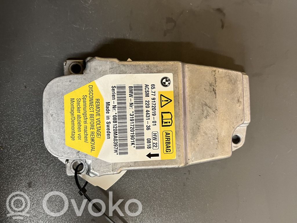 Centralina/modulo airbag   917201901,31917201901K