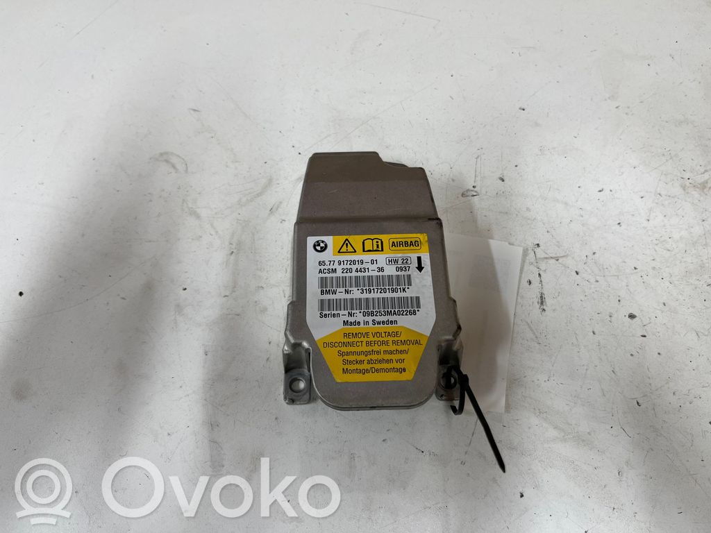 Unidad de control/módulo del Airbag   6577917201901,2204431360937