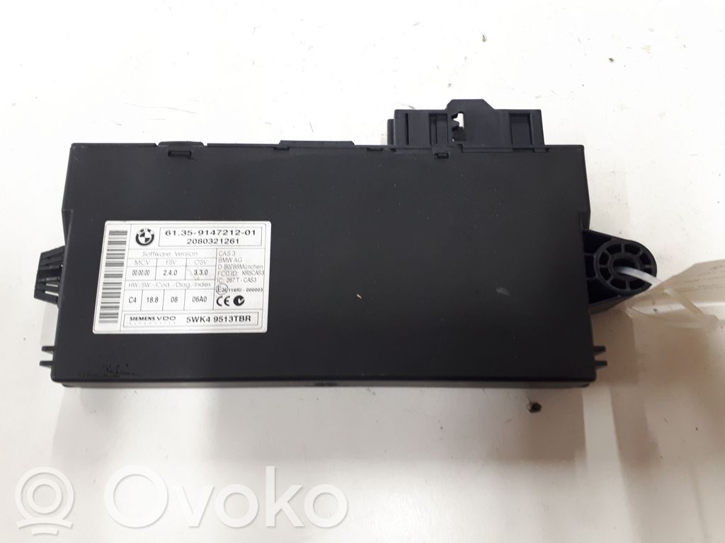 BMW 3 E90 E91 Unité de contrôle module CAS 