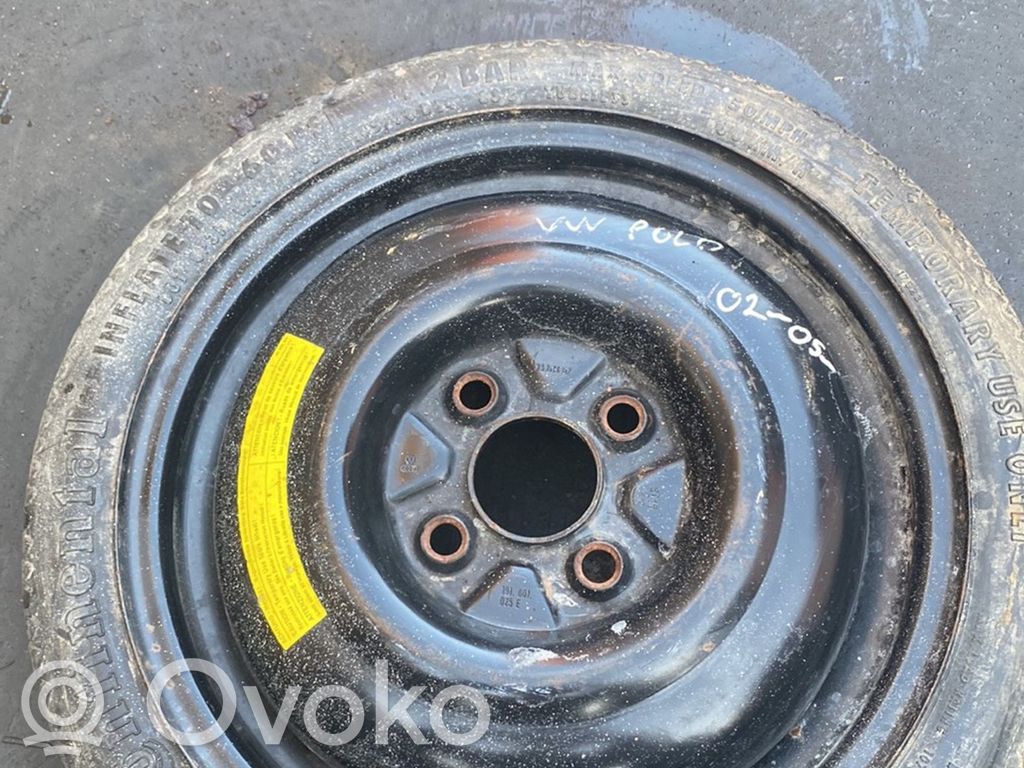 Volkswagen Polo R14 spare wheel 