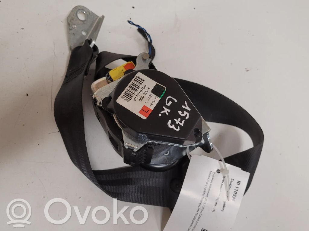 Skoda Superb B6 (3T) Pas bezpieczeństwa fotela tylnego 