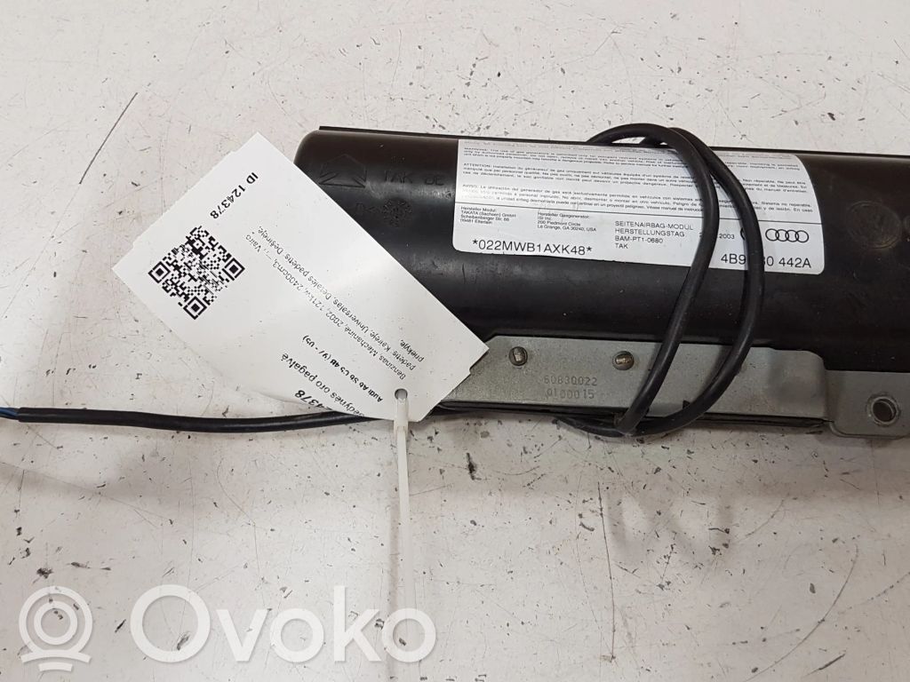 Audi A6 S6 C5 4B Poduszka powietrzna Airbag fotela 