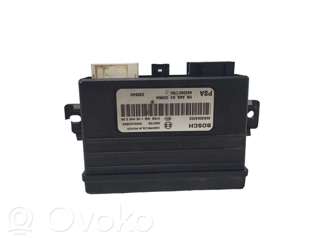 Parking PDC control unit/module   0263004203,9663821780,080708