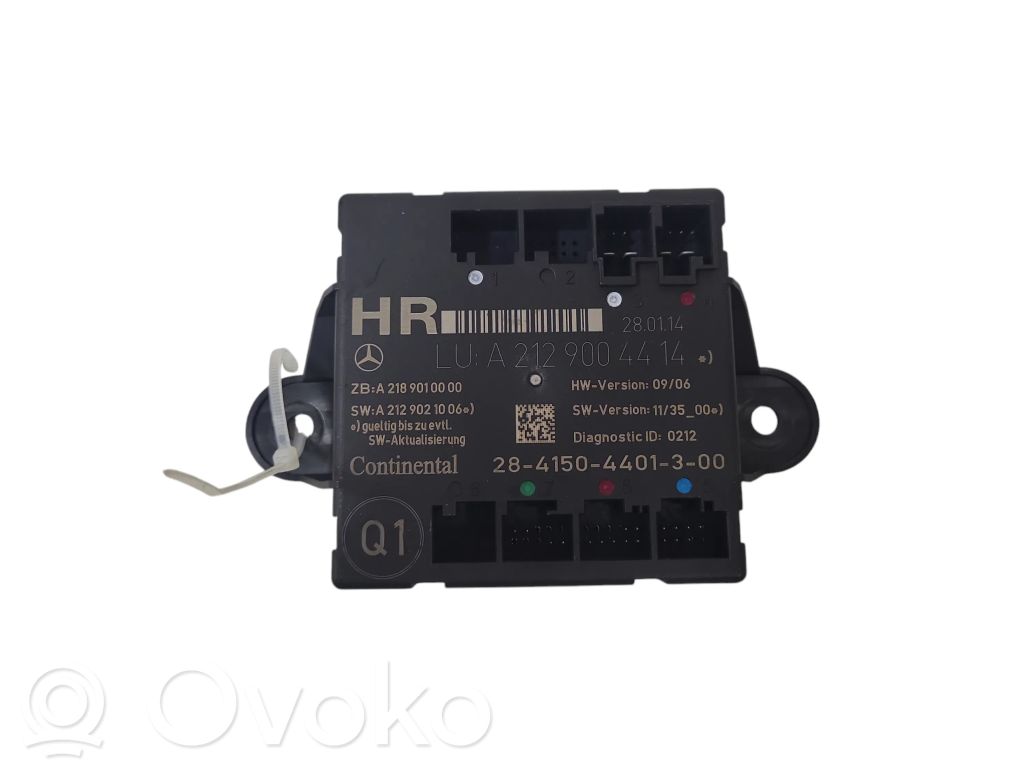 Unité de commande module de porte   A2129004414