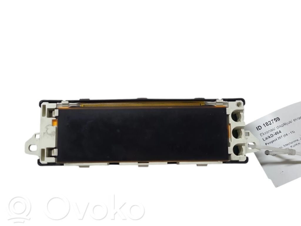 Peugeot 207 Monitor/display/piccolo schermo 