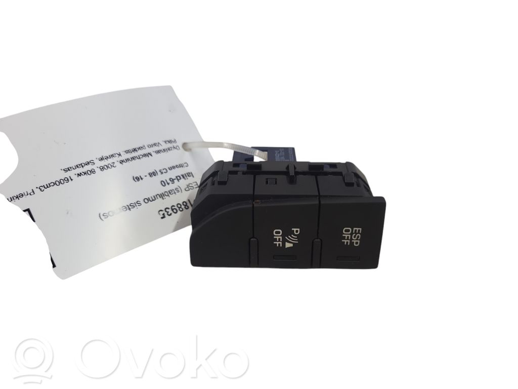 Citroen C5 ESP (stability program) switch 
