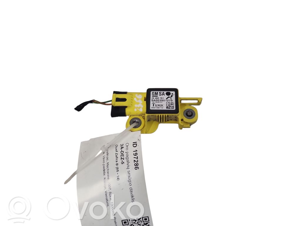Airbagsensor Crashsensor Drucksensor   24460761