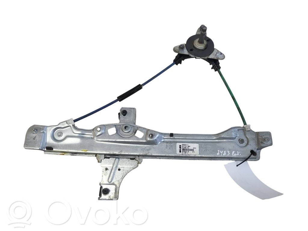 Peugeot 208 I Alzacristalli manuale della portiera posteriore
