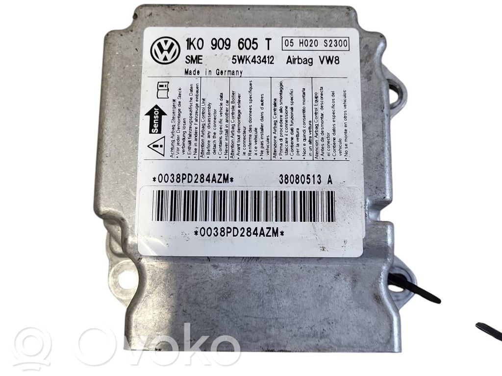 Volkswagen Golf Plus Centralina/modulo airbag