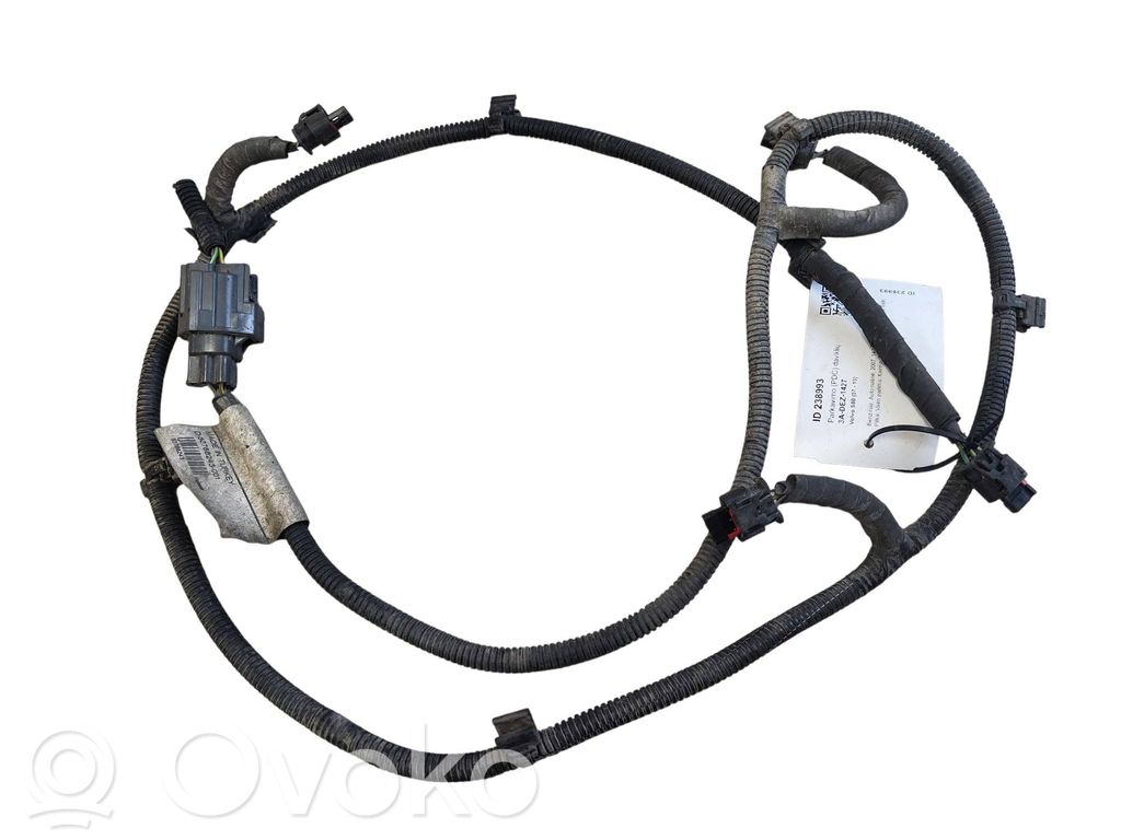 Volvo S80 Cableado del sensor de aparcamiento (PDC) 