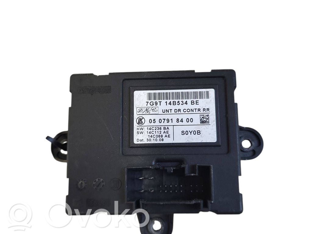 Unidad de control/módulo de la puerta   7G9T14B534BE,0507918400