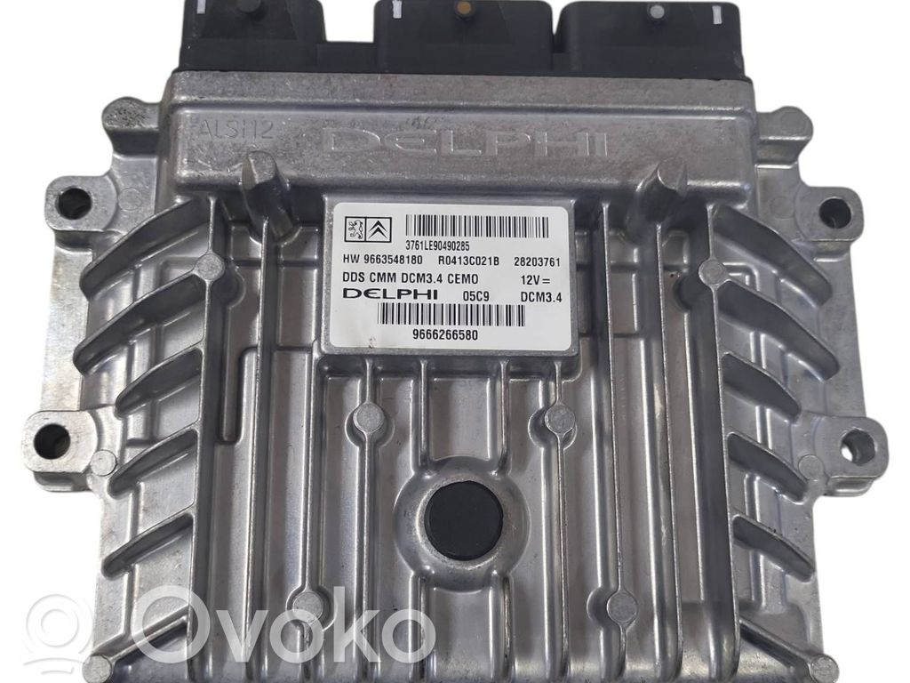 Engine control unit/module   9663548180,9666266580,R0413C021B