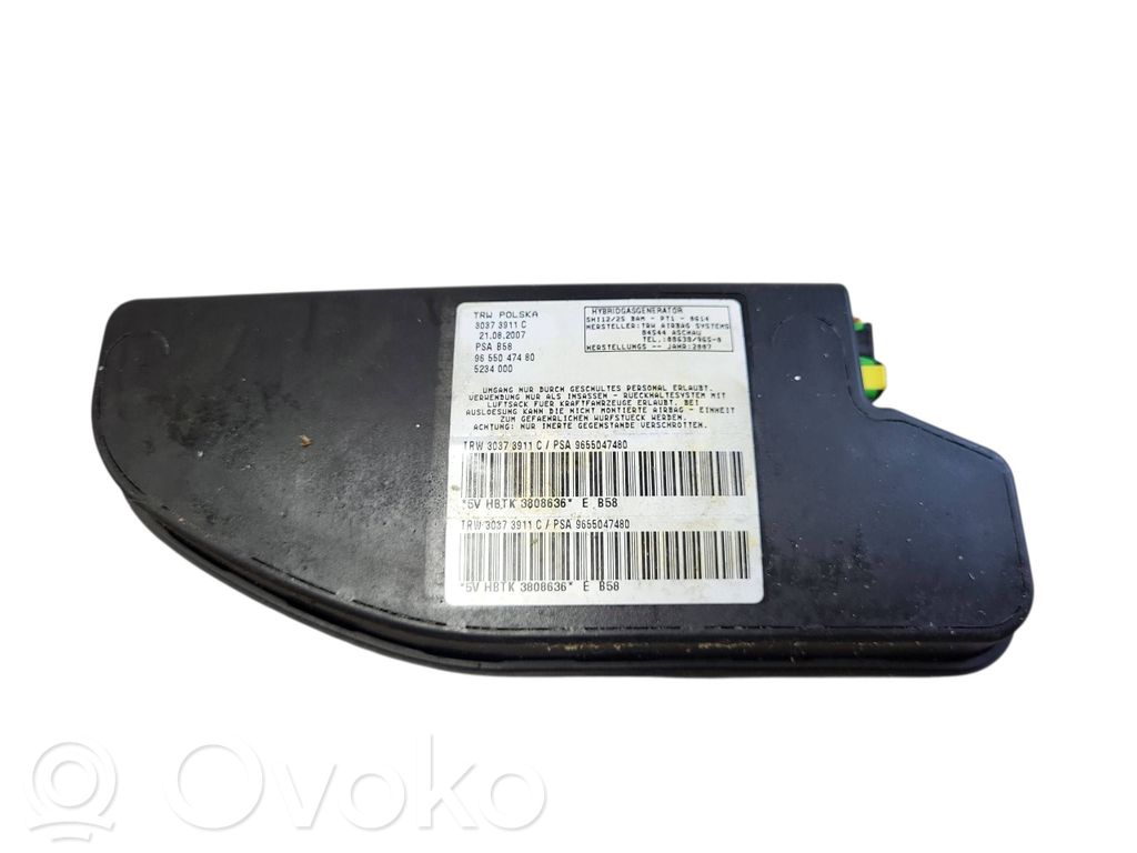 Poduszka powietrzna Airbag fotela   9655047480,30373911C