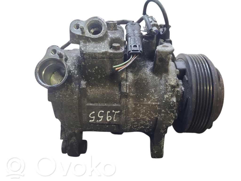 BMW 3 E90 E91 Ilmastointilaitteen kompressorin pumppu (A/C) 