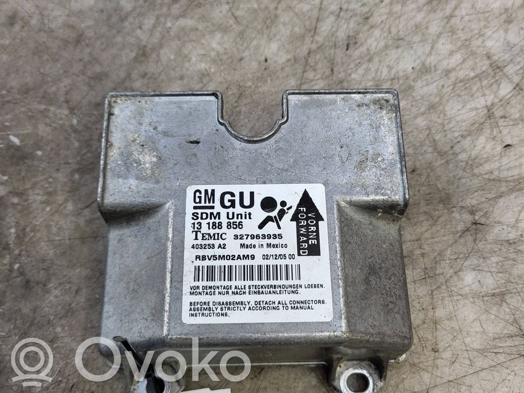Opel Zafira B Unitate/modul de comandă airbaguri 