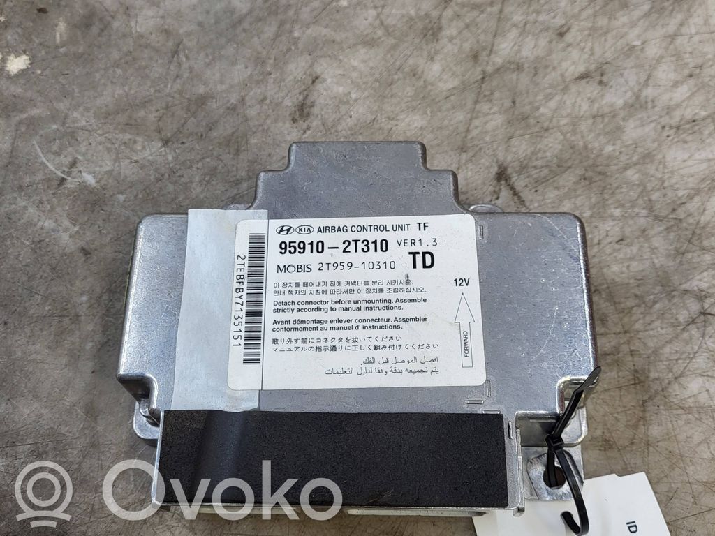 KIA Optima Airbag control unit/module 