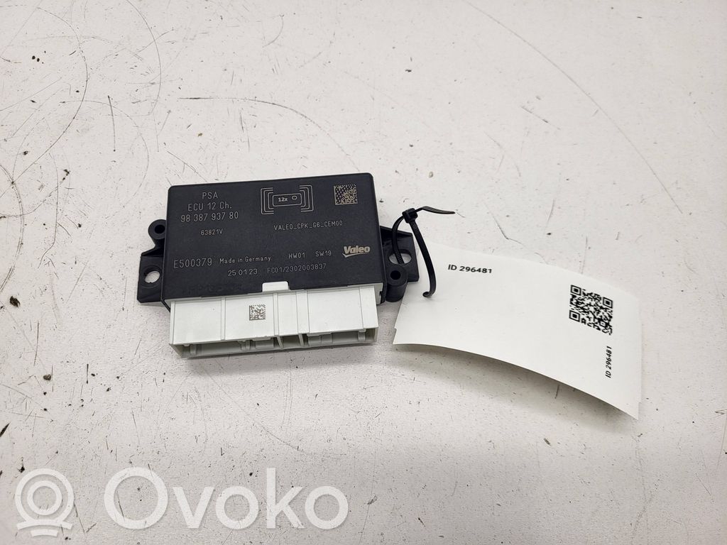 Citroen C4 III e-C4 Pysäköintitutkan (PCD) ohjainlaite/moduuli 