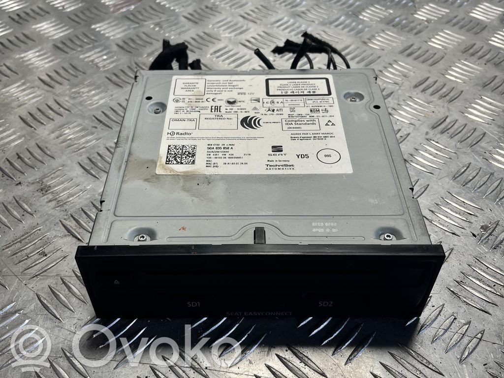Ignition key card reader   5QA035858A,5QA035858A