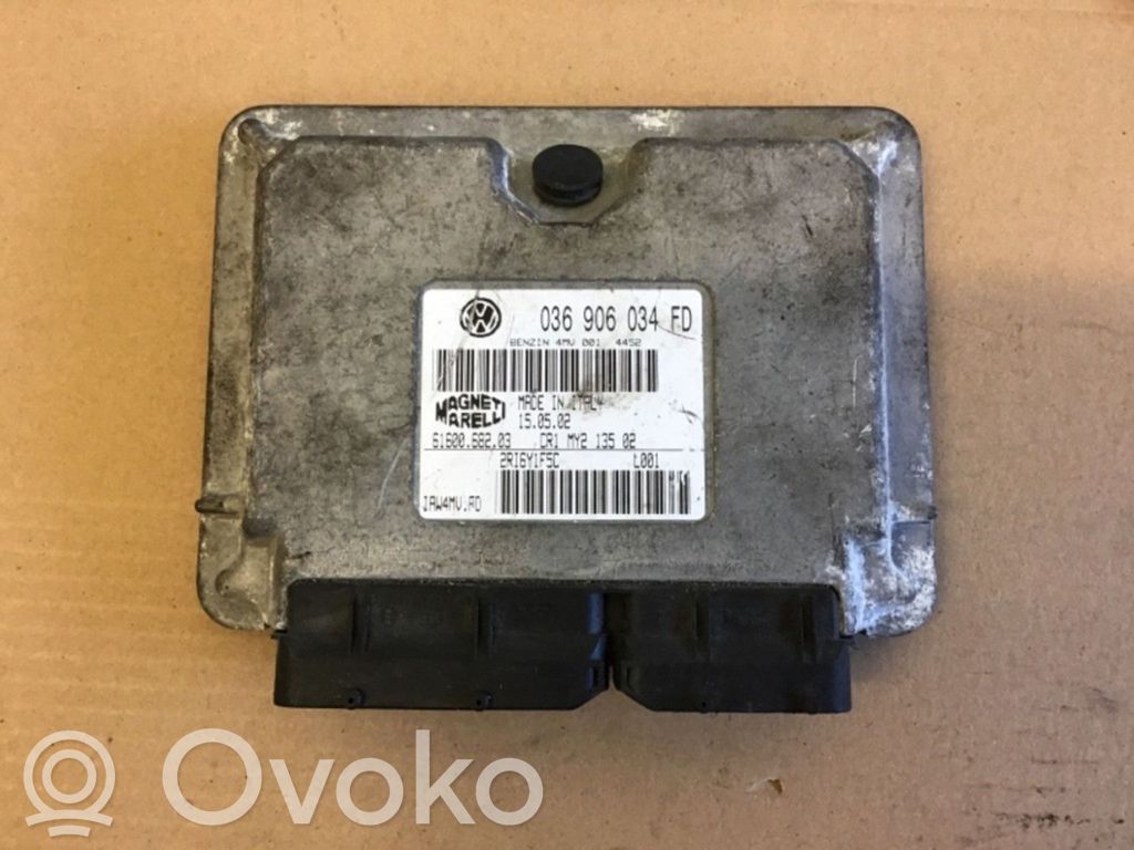 Volkswagen Polo III 6N 6N2 6NF Engine control unit/module 