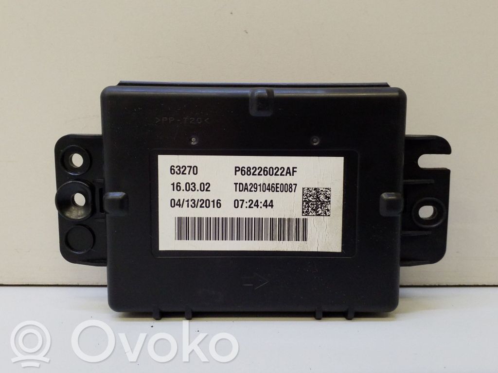 Chrysler Pacifica Air conditioning/heating control unit 