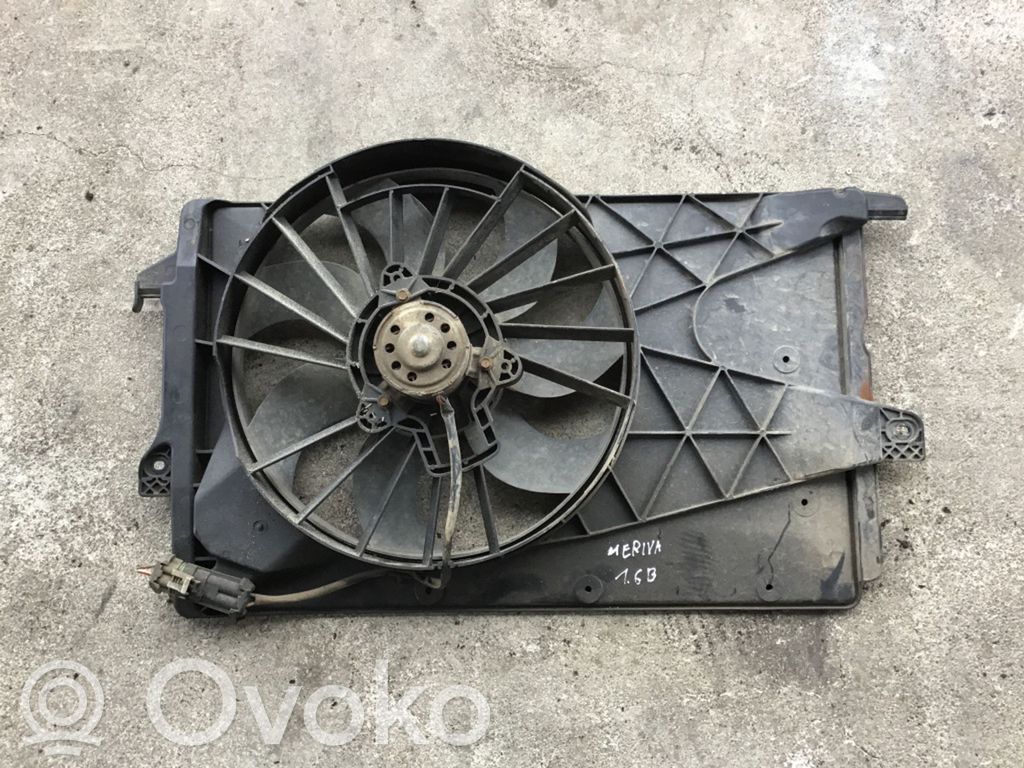 Opel Meriva A Osłona wentylatora chłodnicy 