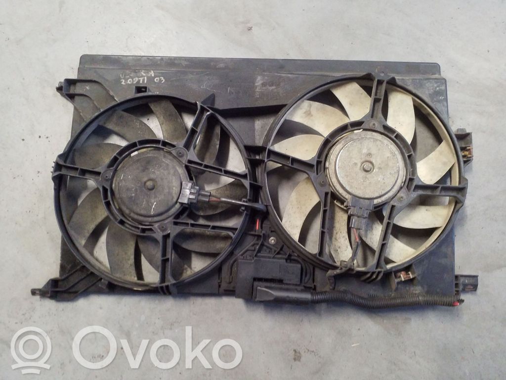 Opel Vectra C Radiator cooling fan shroud 