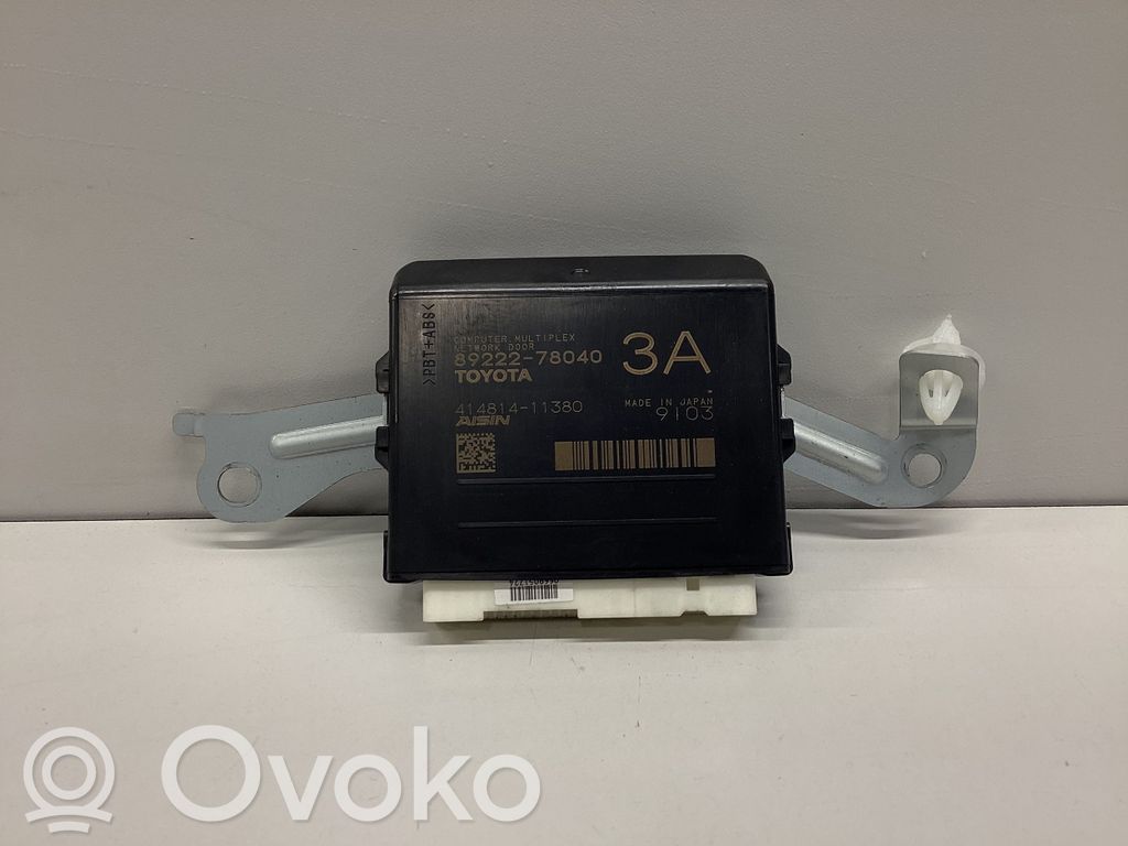 Lexus NX Takaluukun/tavaratilan ohjainlaite/moduuli 