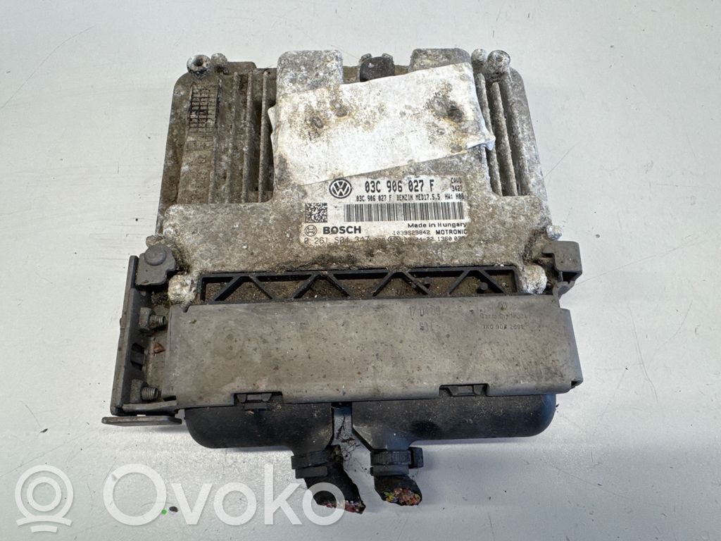 Engine control unit/module   03C906027F,0261S04347