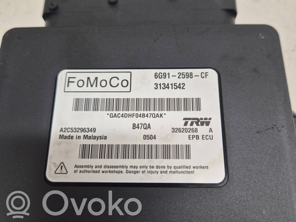 Volvo V60 Hand brake control module 